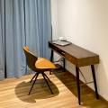 Residence - Henderson Road | Products Seen: [Zeth Study Table - Walnut & Esther Lounger / Halved-Arm Chair]
